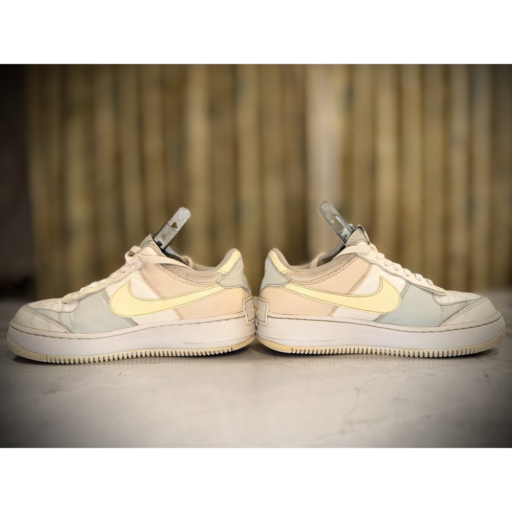 Nike Air Force 1 Shadow Low Sail Light Silver Citron Tint DR7883-101 - SIZE 8